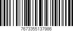 Código de barras (EAN, GTIN, SKU, ISBN): '7673355137986'