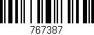 Código de barras (EAN, GTIN, SKU, ISBN): '767387'