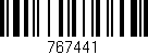 Código de barras (EAN, GTIN, SKU, ISBN): '767441'