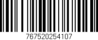 Código de barras (EAN, GTIN, SKU, ISBN): '767520254107'