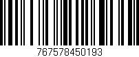 Código de barras (EAN, GTIN, SKU, ISBN): '767578450193'