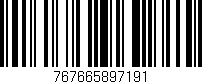 Código de barras (EAN, GTIN, SKU, ISBN): '767665897191'