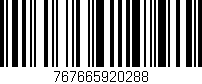 Código de barras (EAN, GTIN, SKU, ISBN): '767665920288'