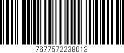 Código de barras (EAN, GTIN, SKU, ISBN): '7677572238013'