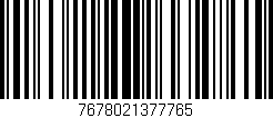 Código de barras (EAN, GTIN, SKU, ISBN): '7678021377765'