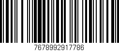 Código de barras (EAN, GTIN, SKU, ISBN): '7678992917786'