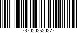 Código de barras (EAN, GTIN, SKU, ISBN): '7679203539377'