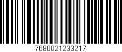 Código de barras (EAN, GTIN, SKU, ISBN): '7680021233217'