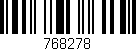Código de barras (EAN, GTIN, SKU, ISBN): '768278'