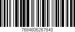 Código de barras (EAN, GTIN, SKU, ISBN): '7684606267840'