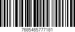 Código de barras (EAN, GTIN, SKU, ISBN): '7685465777181'