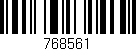 Código de barras (EAN, GTIN, SKU, ISBN): '768561'