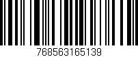 Código de barras (EAN, GTIN, SKU, ISBN): '768563165139'