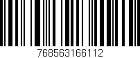 Código de barras (EAN, GTIN, SKU, ISBN): '768563166112'