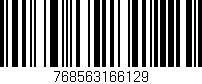 Código de barras (EAN, GTIN, SKU, ISBN): '768563166129'