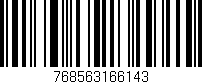 Código de barras (EAN, GTIN, SKU, ISBN): '768563166143'