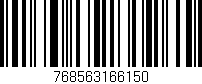 Código de barras (EAN, GTIN, SKU, ISBN): '768563166150'
