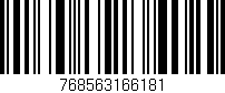Código de barras (EAN, GTIN, SKU, ISBN): '768563166181'