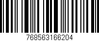 Código de barras (EAN, GTIN, SKU, ISBN): '768563166204'