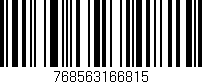 Código de barras (EAN, GTIN, SKU, ISBN): '768563166815'