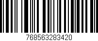 Código de barras (EAN, GTIN, SKU, ISBN): '768563283420'
