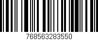Código de barras (EAN, GTIN, SKU, ISBN): '768563283550'