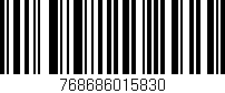 Código de barras (EAN, GTIN, SKU, ISBN): '768686015830'
