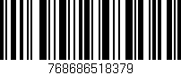 Código de barras (EAN, GTIN, SKU, ISBN): '768686518379'