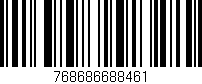 Código de barras (EAN, GTIN, SKU, ISBN): '768686688461'
