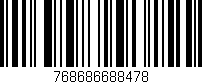 Código de barras (EAN, GTIN, SKU, ISBN): '768686688478'