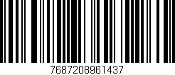 Código de barras (EAN, GTIN, SKU, ISBN): '7687208961437'