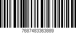 Código de barras (EAN, GTIN, SKU, ISBN): '7687483363889'