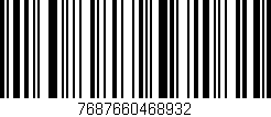 Código de barras (EAN, GTIN, SKU, ISBN): '7687660468932'