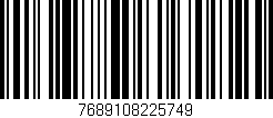 Código de barras (EAN, GTIN, SKU, ISBN): '7689108225749'