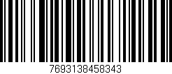 Código de barras (EAN, GTIN, SKU, ISBN): '7693138458343'