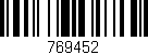 Código de barras (EAN, GTIN, SKU, ISBN): '769452'