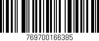 Código de barras (EAN, GTIN, SKU, ISBN): '769700166385'