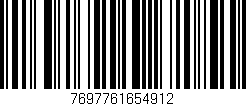 Código de barras (EAN, GTIN, SKU, ISBN): '7697761654912'