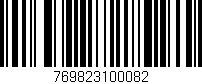 Código de barras (EAN, GTIN, SKU, ISBN): '769823100082'