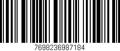 Código de barras (EAN, GTIN, SKU, ISBN): '7698236987184'