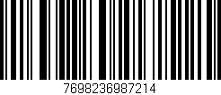 Código de barras (EAN, GTIN, SKU, ISBN): '7698236987214'