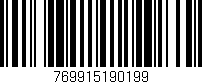 Código de barras (EAN, GTIN, SKU, ISBN): '769915190199'