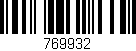 Código de barras (EAN, GTIN, SKU, ISBN): '769932'