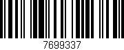 Código de barras (EAN, GTIN, SKU, ISBN): '7699337'