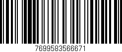 Código de barras (EAN, GTIN, SKU, ISBN): '7699583566671'