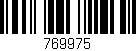 Código de barras (EAN, GTIN, SKU, ISBN): '769975'