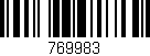 Código de barras (EAN, GTIN, SKU, ISBN): '769983'