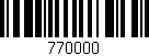 Código de barras (EAN, GTIN, SKU, ISBN): '770000'