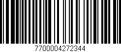Código de barras (EAN, GTIN, SKU, ISBN): '7700004272344'