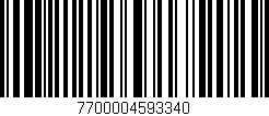 Código de barras (EAN, GTIN, SKU, ISBN): '7700004593340'